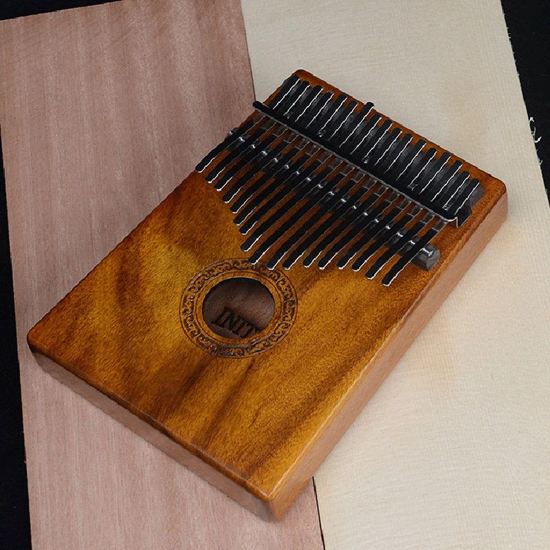 

Мини-пианино Kalimba, 17 клавиш, рождественский подарок, пальцевое пианино, деревянные музыкальные инструменты, музыкальные Обучающие товары AH50MQ