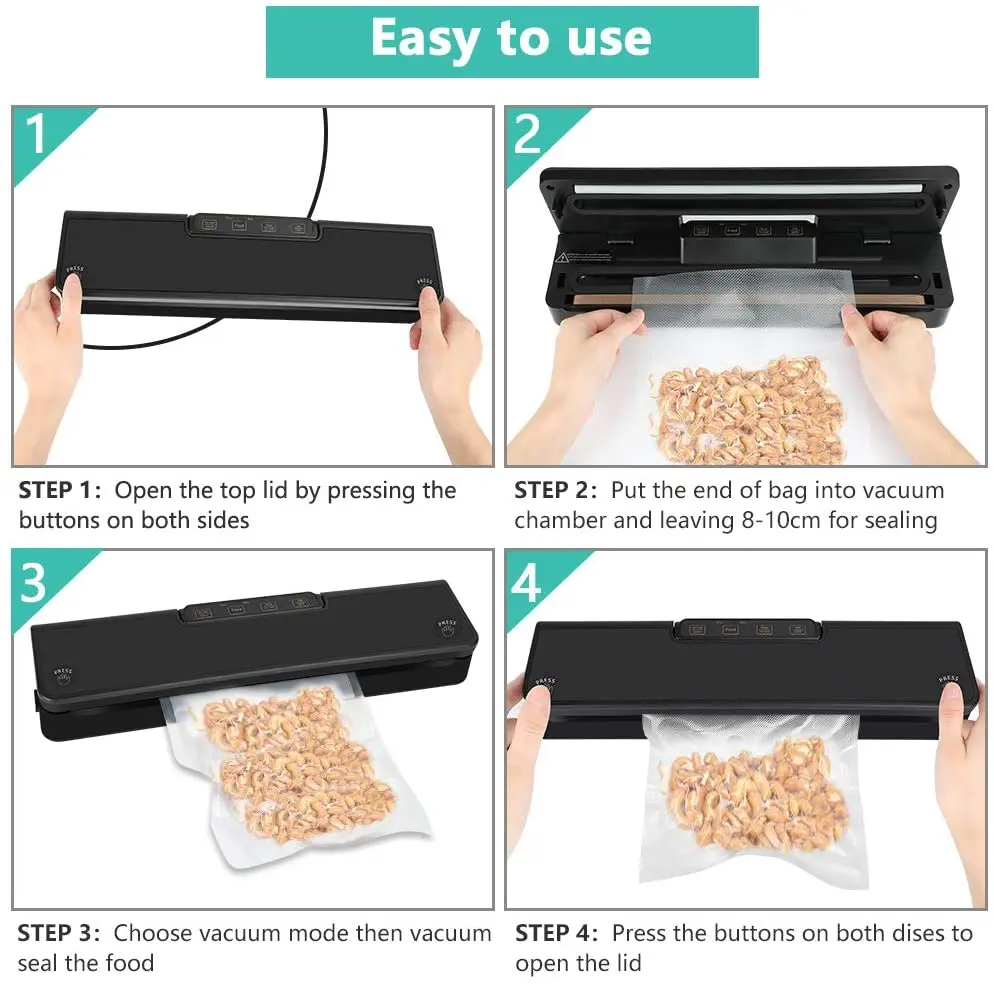 

MAXFUTURE Plastic Food Vacuum Sealer Packing Machine H313