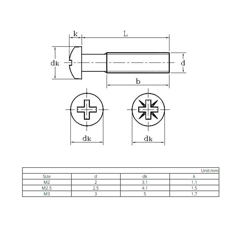 Винты крестовые латунные с круглой головкой 50 шт. | Обустройство дома