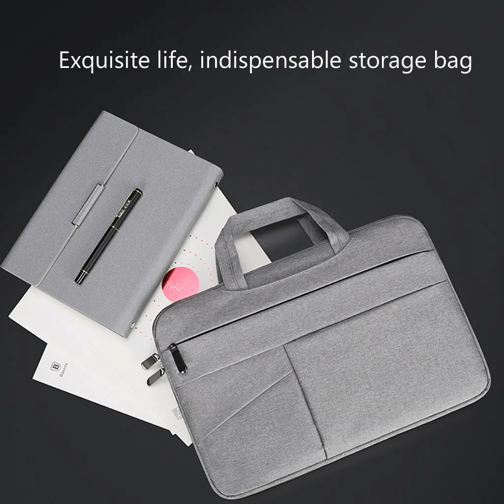 

Laptop Bag 13 Inch Briefcase Bag Tablet Bussiness Carrying Water Repellent Handbag Laptop For Daily Use And Traveling Wherever