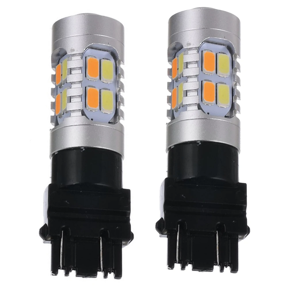 Белый/янтарный переключатель сигнала поворота парковочный светильник