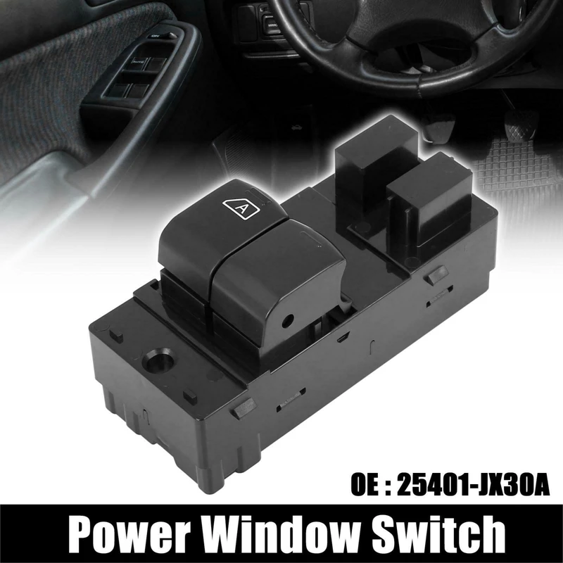 

Car Power Window Lifter Switch Window Glass Lifter Single Button Switch for Nissan NV200 2009-2015 25401-JX30A