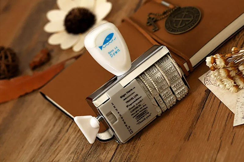 1 шт. WCIC слова Дата Ролик Штамп прозрачный штампы для DIY печать Stempel рождественские штампы ремесло Stempel для изготовления карт