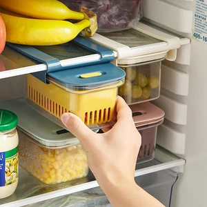 ORZ кухонный ящик для холодильника полки для хранения еды фрукты яйцо контейнер держатель Органайзер для холодильника чехол для хранения кухонные аксессуары