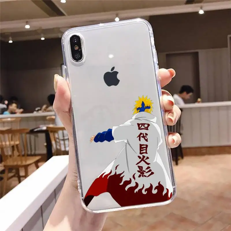 

Naruto Uchiha Itachi Kakashi Sasuke Phone Case Transparent soft For iphone 5 5s 5c se 6 6s 7 8 11 12 plus mini x xs xr pro max