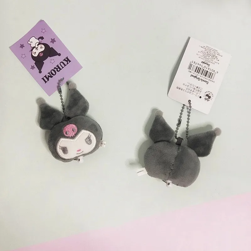 6 см мультфильм аниме Sanrioed плюшевые игрушки Kuromi плюшевый кулон мягкие детские Kawali