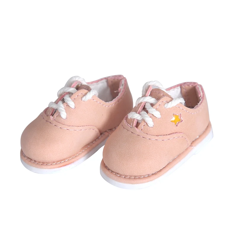 

BJD 6 points baby shoes Star sports shoes board shoes small leather shoes 1/6 Yosd baby with card meat doll shoes