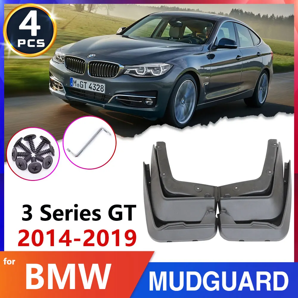 

Брызговик для BMW 3 серии Gran Turismo GT 2014 ~ 2019 2015 F34, автомобильные брызговики, брызговики, автомобильные аксессуары, наклейки