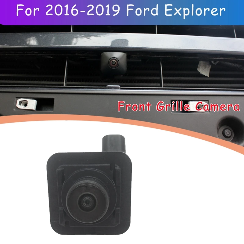 

New Front Grille Parking Assist Camera GB5T-19H222-AB for 2016-2019 Ford Explorer 2.3L 3.5L