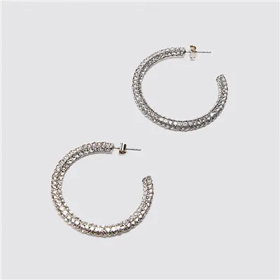 JURAN ZA, новая мода, геометрические висячие серьги с кристаллами,, Boho, ручной работы, висячие серьги для женщин, ювелирное изделие, подарок - Окраска металла: 52963-WH