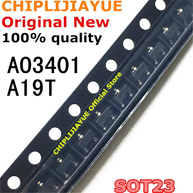 100 шт. AO3401 SOT23 A19T SOT 23 3 SMD новый и оригинальный IC чипсет|work work|ic chip100 pcs |