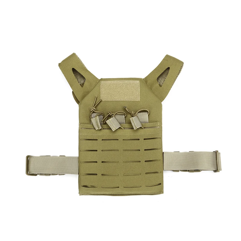 Мини Тактический Molle прыжок плиты Перевозчик JPC жилет для детей активного отдыха защитный жилет - Цвет: Kaki