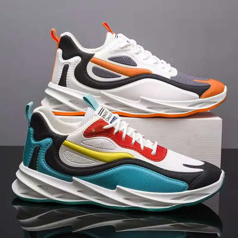 

Air Cushion Men Casual Shoes Breathable Comfortable Mesh Lining Running Sneakers Sweat-absorbent Deodorant Sports Walking Shoes