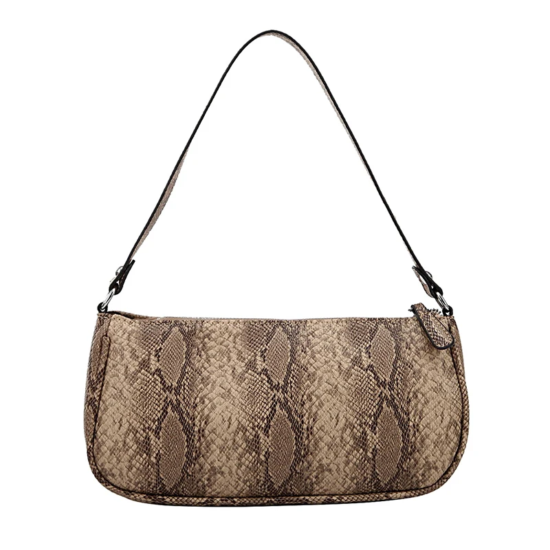 Многофункциональная Роскошная брендовая сумка на плечо со змеиным узором
