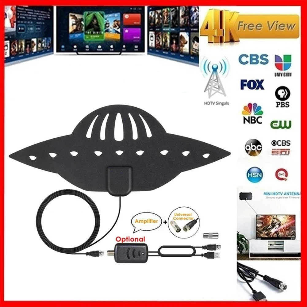 Смарт 520 км внутренняя 4K HD Антенна ТВ с усилителем DVB-T2 isdb чистая цифровая ТВ антенна Fox VHF UHF спутниковая тарелка приемник