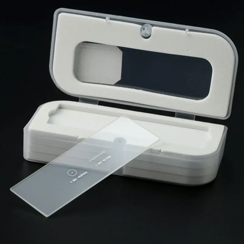 Горизонтальный микрометр со шкалой стеклянный микроскоп 0 01 мм | Инструменты