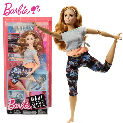 Оригинальные куклы Барби Mattel, Спортивная женская модная Кукла, 22 шарнира, игрушки для девочек FTG80