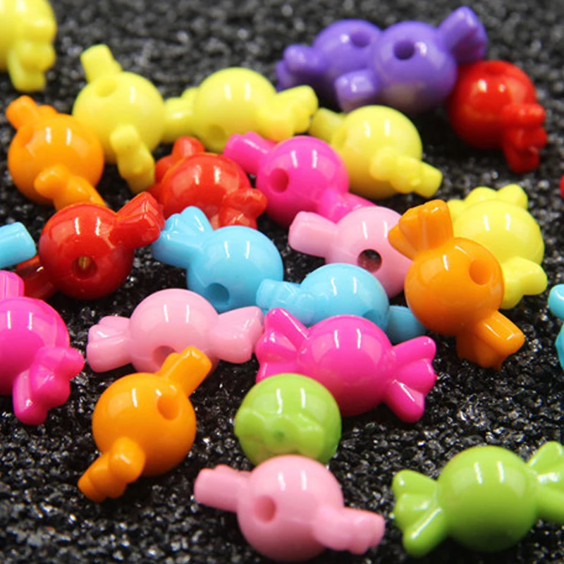 20 шт конфеты моделирование акриловые бусины DIY многоцветный Симпатичные для