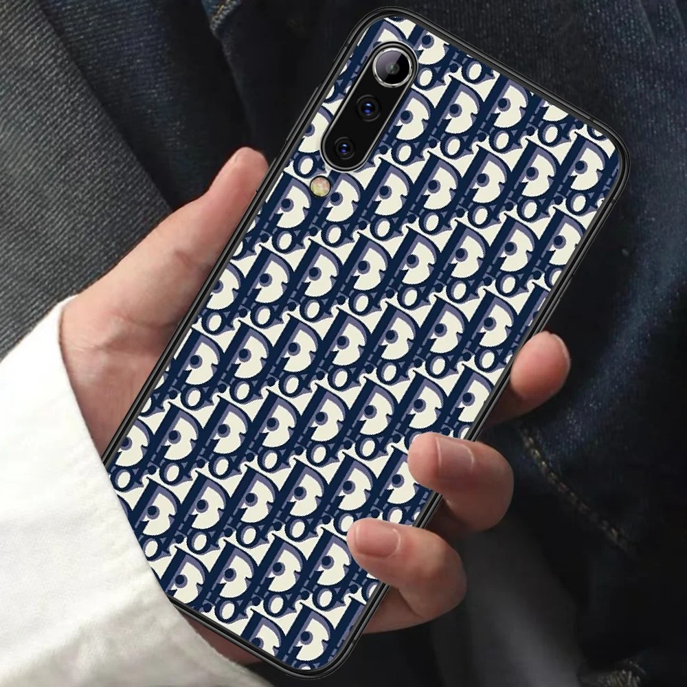 

French luxury Brand Phone Case For XIAOMI MI Note 8 9 T 10 Pro Lite SE A2 A3 POCO X M MAX 2 3 black Hoesjes Fashion Coque Soft