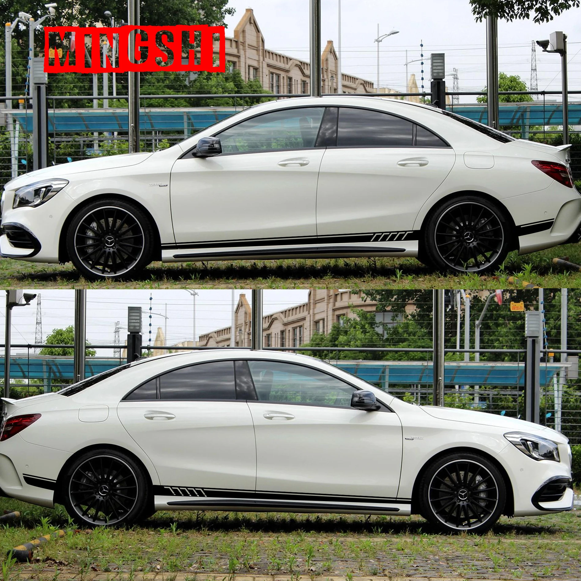 2 шт. автомобильные виниловые наклейки с боковыми полосками | Автомобили и