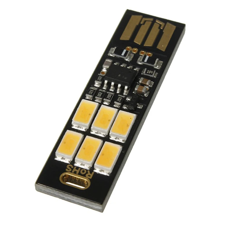 Портативная лампа для ночного лагеря с питанием от Mini USB 6 светодисветодиодный