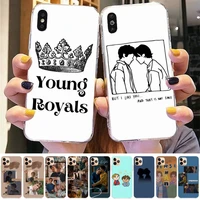 toplbpcs young royals simon and wilhelm phone case for iphone 11 12 13 mini pro xs max 8 7 6 6s plus x 5s se 2020 xr case