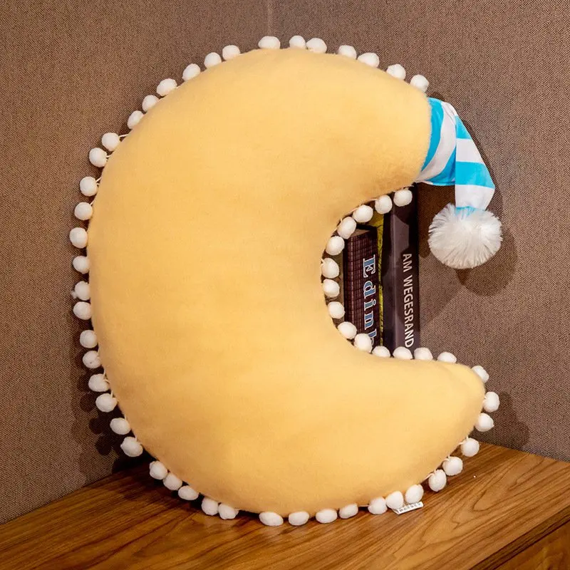 Новая плюшевая подушка серии небо карамельных цветов облако луна звезда корона