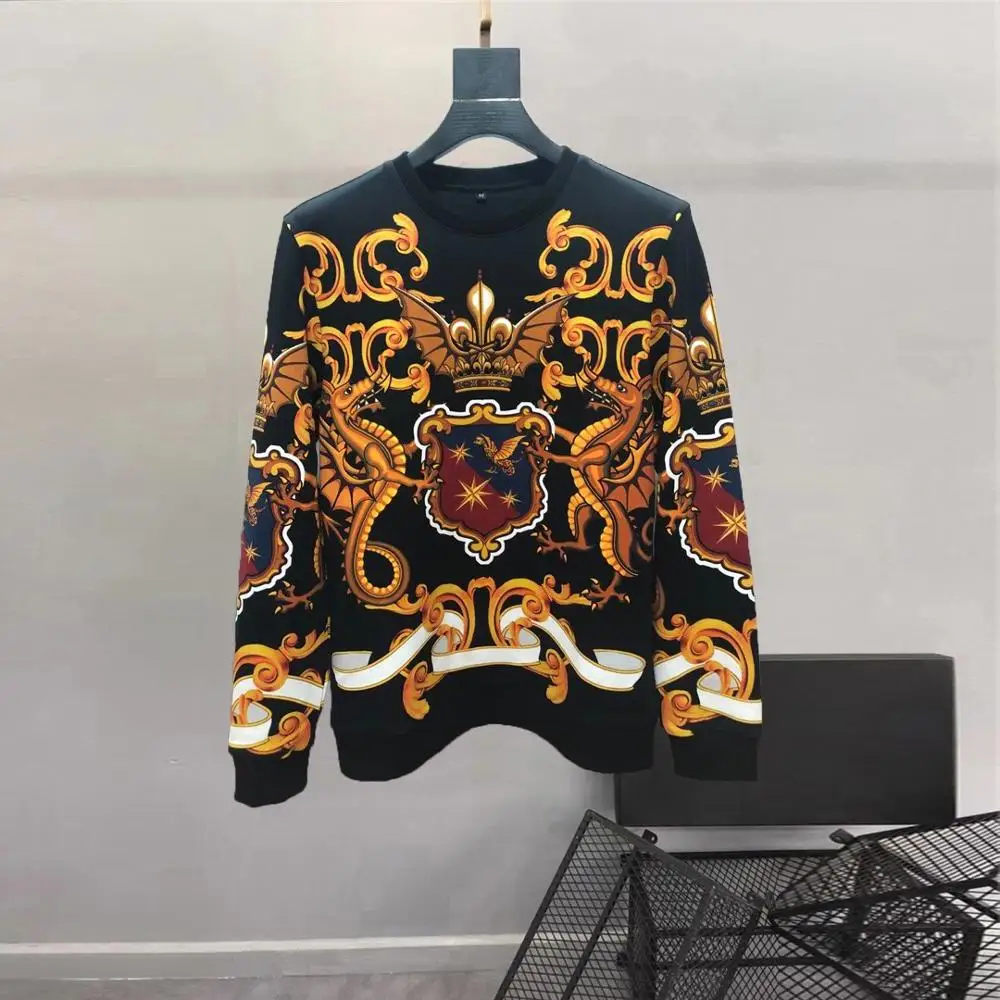 

Мужской свитшот с круглым вырезом, в стиле ретро