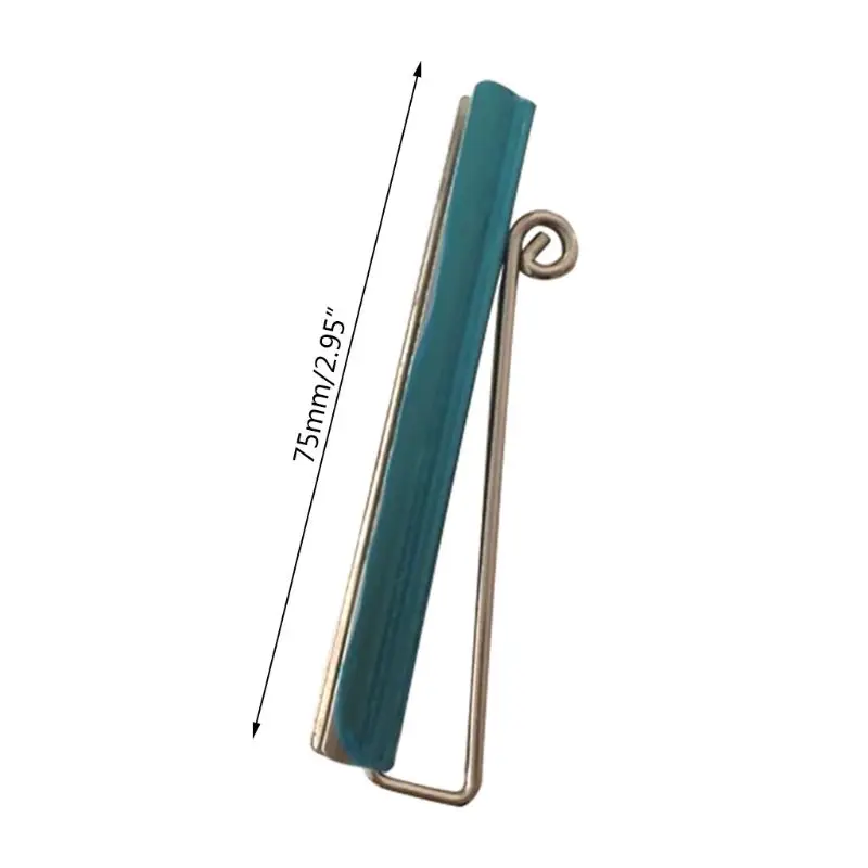 Прочный двойной зажим для денег тонкий никелированный антикоррозийный кошелек