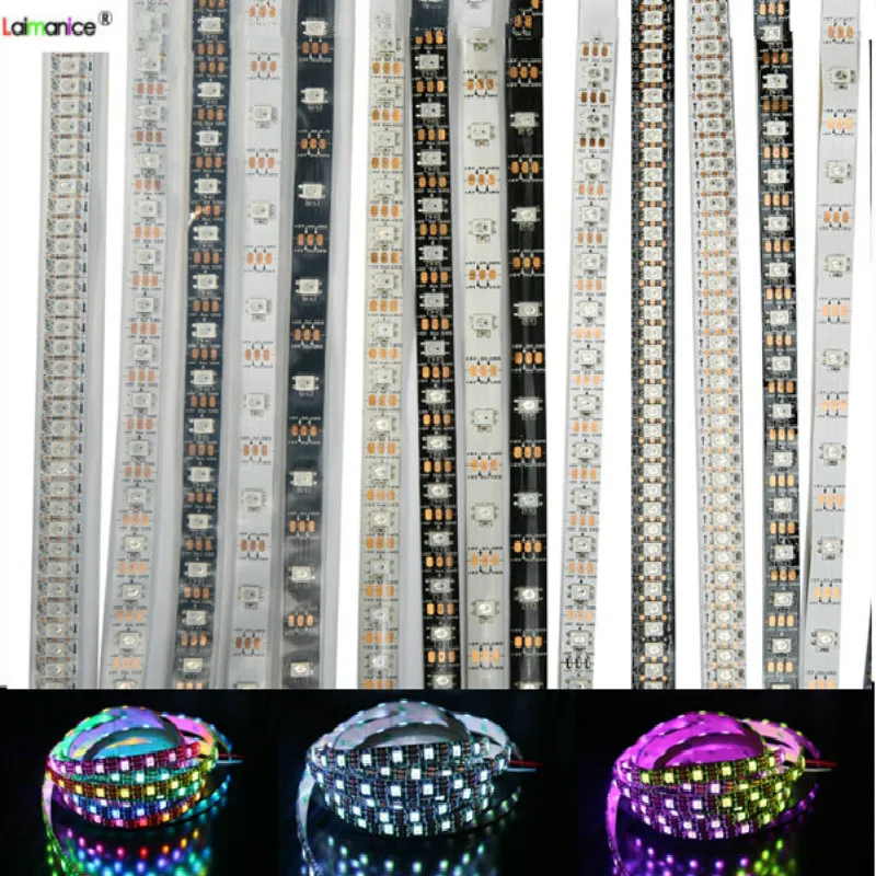 Индивидуально Адресуемая водонепроницаемая светодиодная лента ip67/ip30 5050 rgb 30 60 144