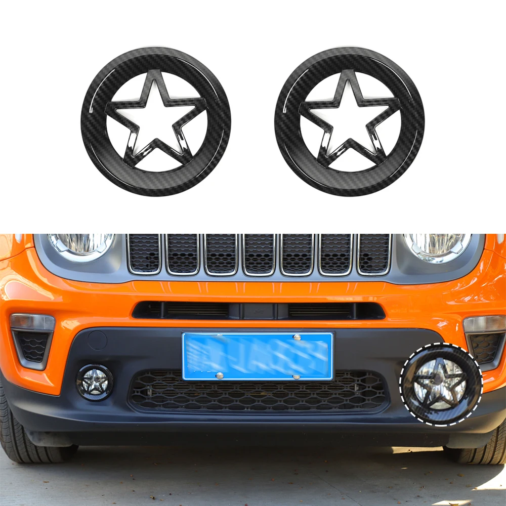 Для Jeep Renegade 2019 2020 2021 противотумансветильник фары декоративная крышка отделка