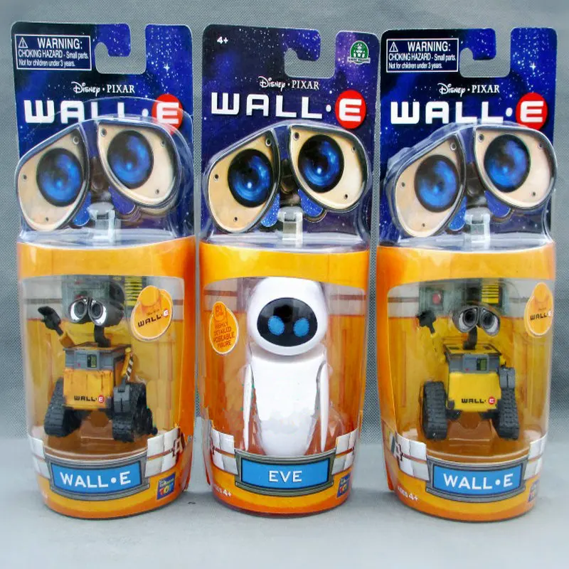 Мультфильм Фильмы Wall E Robot & EVE коллекция экшн фигурок из ПВХ модель игрушек куклы с