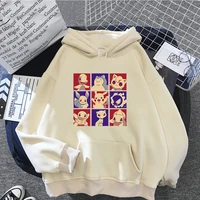 2021 pokemon kawaii women hoodies anime pikachu cartoons casual clothes warm female teens autumn pullovers hooded sweatshirts