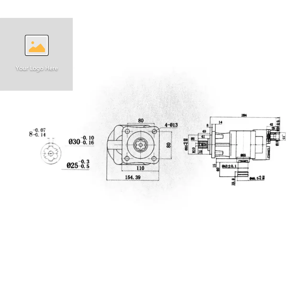 

Standard Constant Flow Pump Hydraulic Gear Pump for Farm Machinery