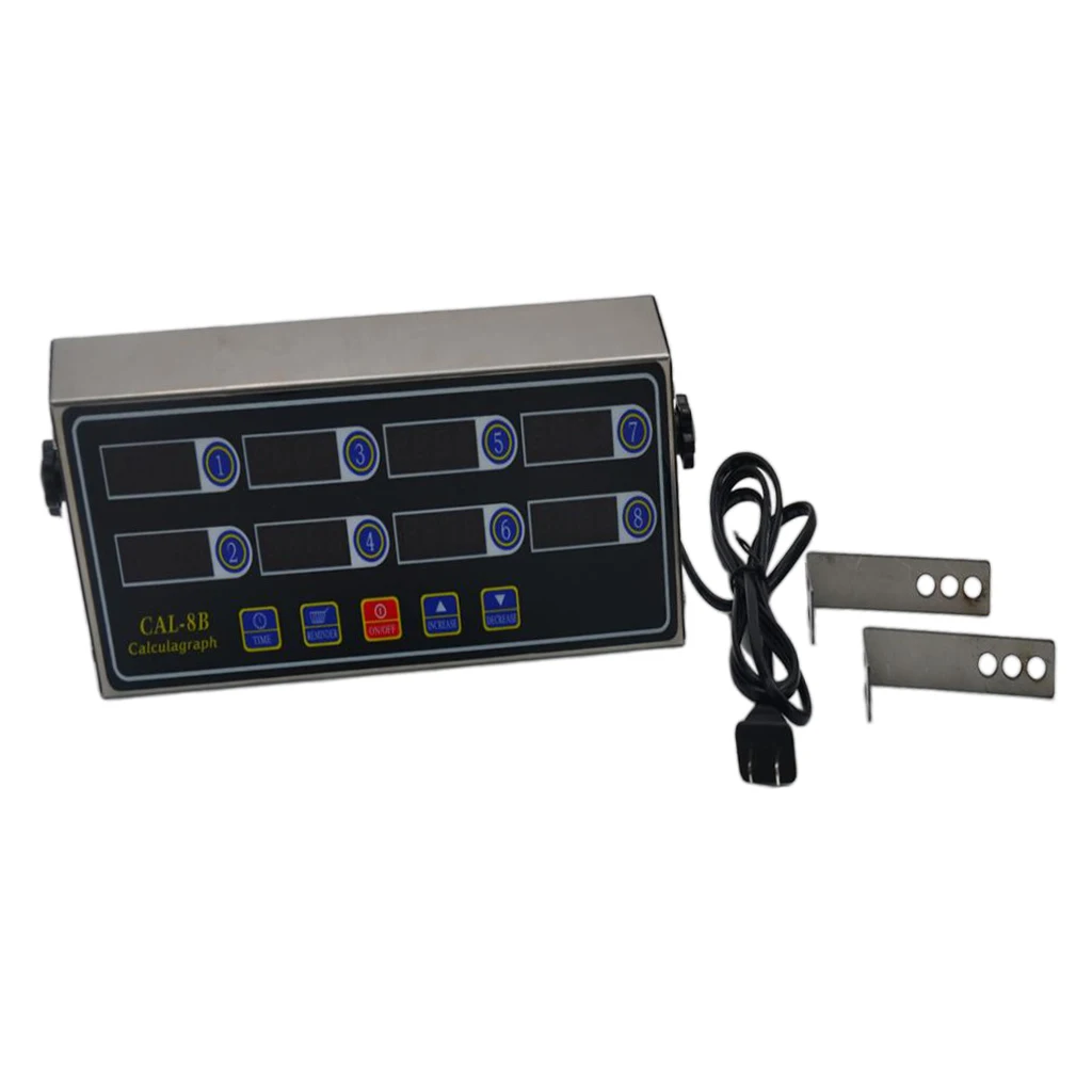 

CAL-8B Portable Calculagraph 8 Channel Digital Timer Reminder Cooking Timing