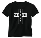 Мужская модная футболка с принтом, мужская одежда с коротким рукавом, футболка с изображением Иисуса кроуза, крузификс, хайфрейта, Святого джесченка, фрикса