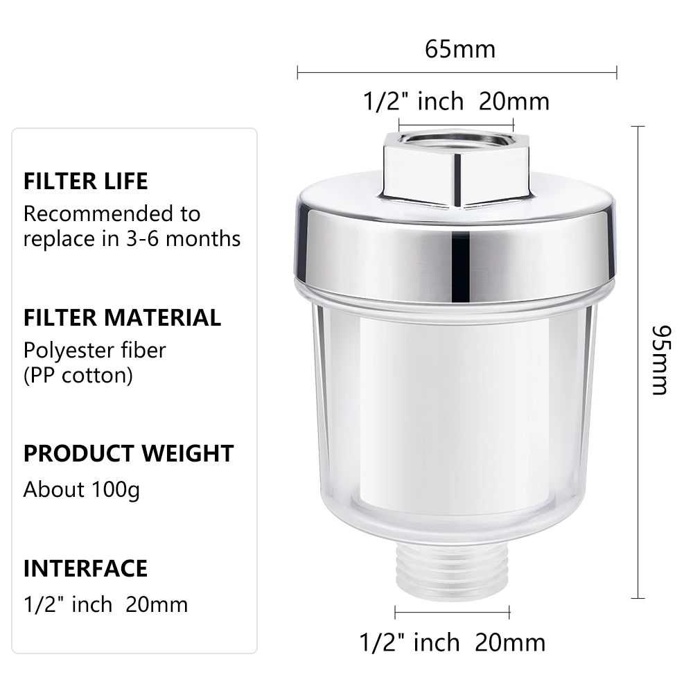 

Purifier Output Universal Shower Filter PP cotton Household Kitchen Faucets Purification Home Bathroom Accessories