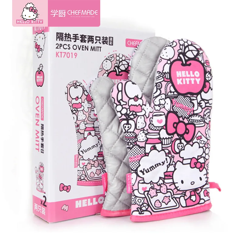 HELLO KITTY камуфляжные изоляционные перчатки кухонные принадлежности
