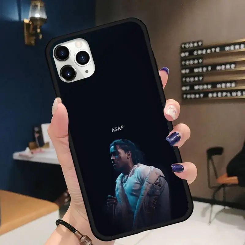 

Reayou ASAP Rocky Rapper Phone Cases for iPhone 11 12 pro XS MAX 8 7 6 6S Plus X 5S SE 2020 XR Soft silicone cover funda coque