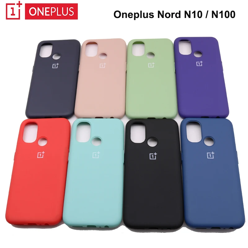 Оригинальный чехол Oneplus Nord N10 мягкий жидкий силиконовый для One plus N100 тонкая мягкая