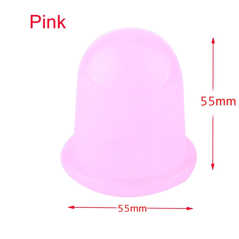 pink Случайно Цвет! 1 шт., для лица, для глаз, против возраста, силиконовые чашки для подтягивания, забота о здоровье, полезный массаж, красота, макияж, аксессуары - Цвет: pink