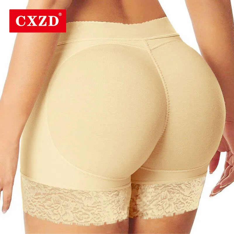 

CXZD Women Big Ass Butt Lifter Booty Hip Enhancer Body Shaper Padded Panty Waist Trainer Short Lace Shapewear Control Panties