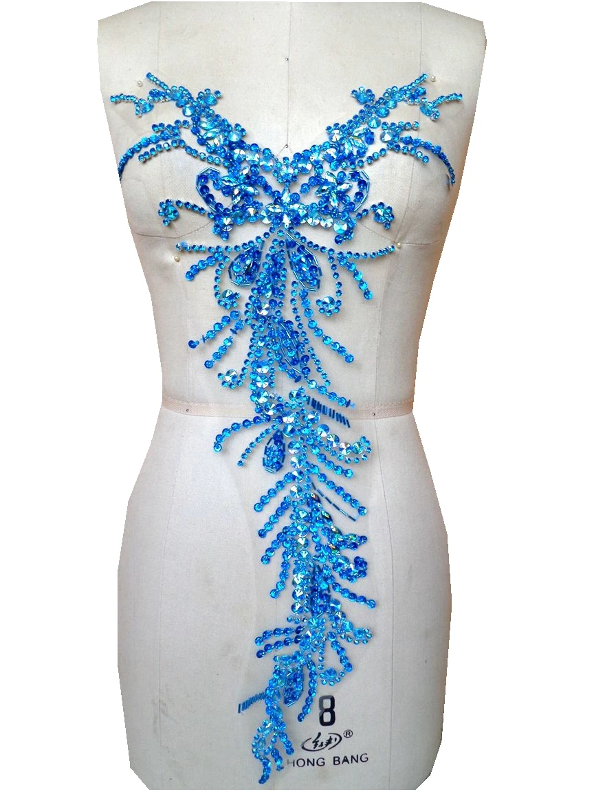 A168 чистый ручной работы прозрачный цвет AB пришивные стразы аппликация кристаллы