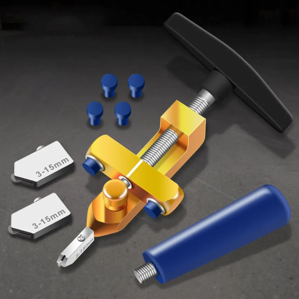Professional Glide Glass Tile Cutter 2 In 1 Ceramic Tile Glass Cutting One-piece Cutter Tool Consolidated Glass Cutter