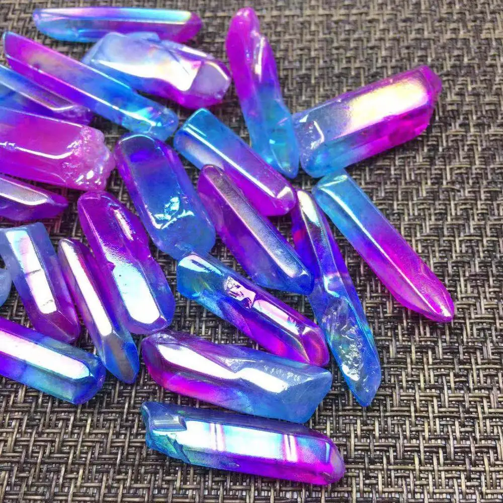 Натуральный минеральный камень Aura образец кристалла кварца gemstone домашний декор