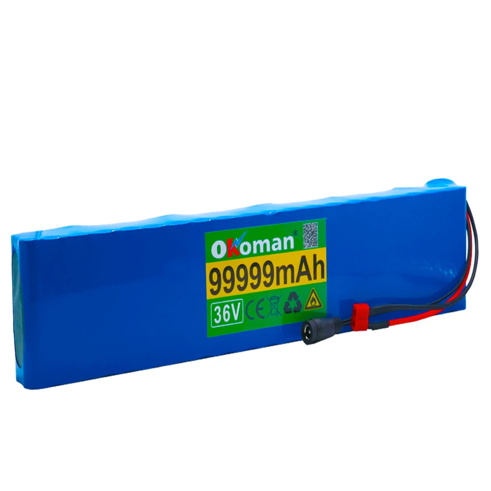 Оригинальный аккумулятор 10S4P 36 В 99.999Ah 1000 Вт Аккумулятор для электрического