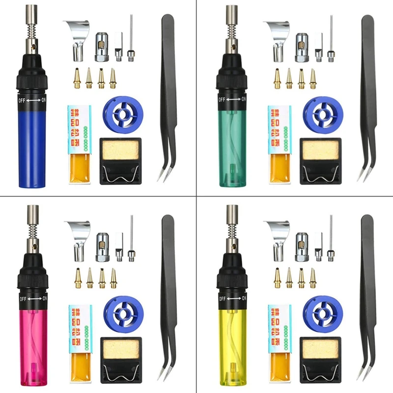 

Gas Welder Electric Welding Tool Cordless Gas Soldering Iron Set Combination Hand Tools Kit Welding Equipment