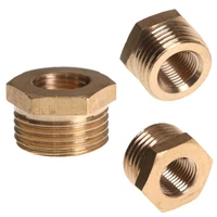 huxuan copper 14 bsp female thread x 38 bsp male thread brass reducer bushing reducing coupler connector adapter pipe