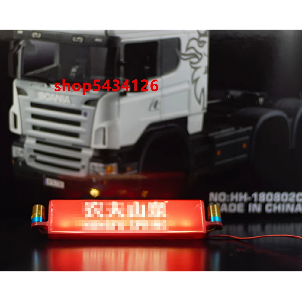 Светодиодные лампы на крышу для радиоуправляемого трактора прицепа Tamiya Scania