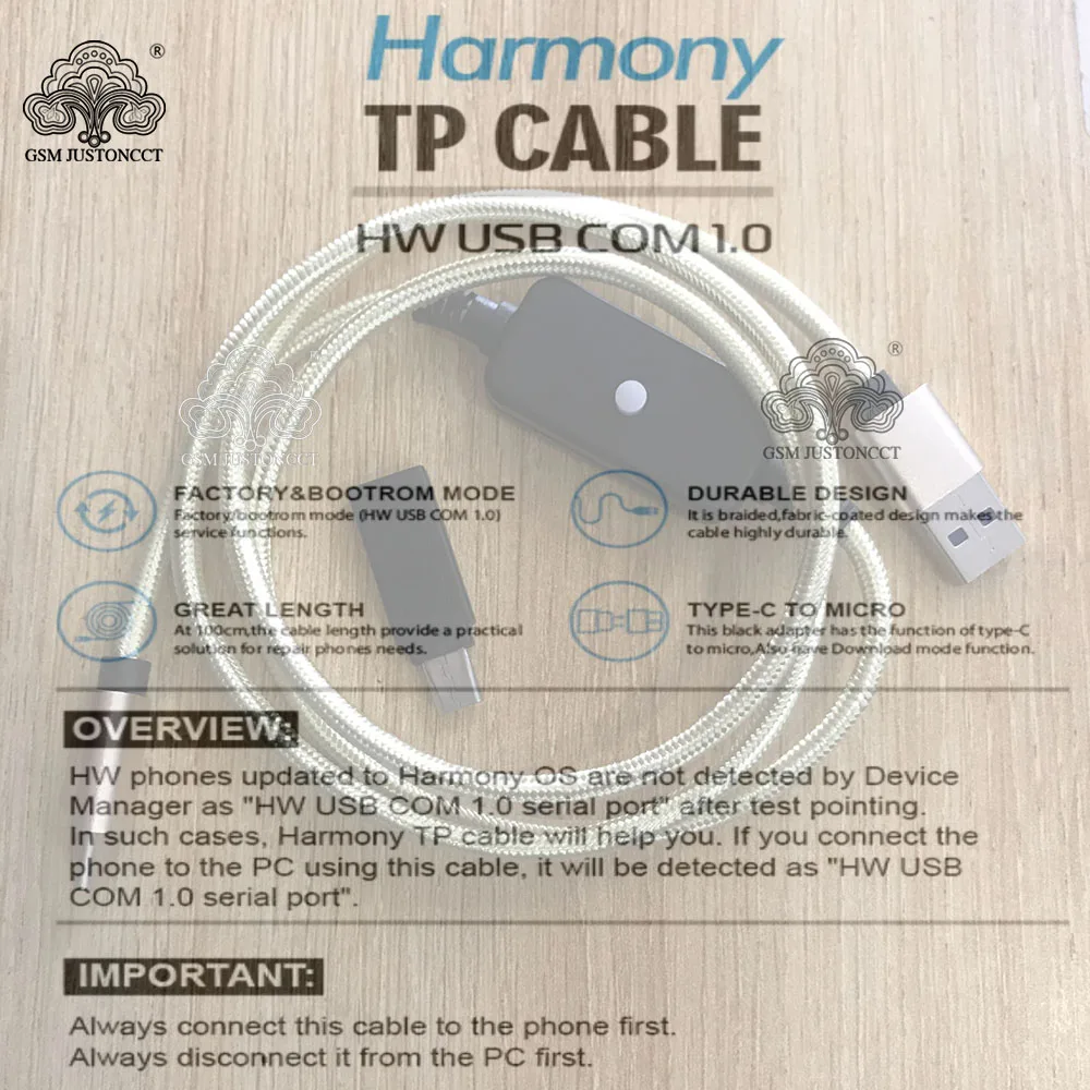 2022 New Cable For Harmony Tp + USB HW Adapter Huawei HarmonyOS / Chimera Pro tool Dongle | Мобильные телефоны и